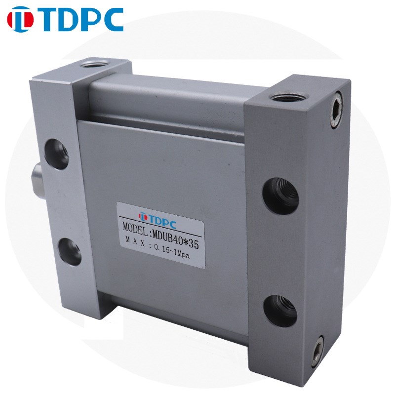 MDUB40-35 40 45 50 75 100平板式气缸活塞杆导向平板式气缸