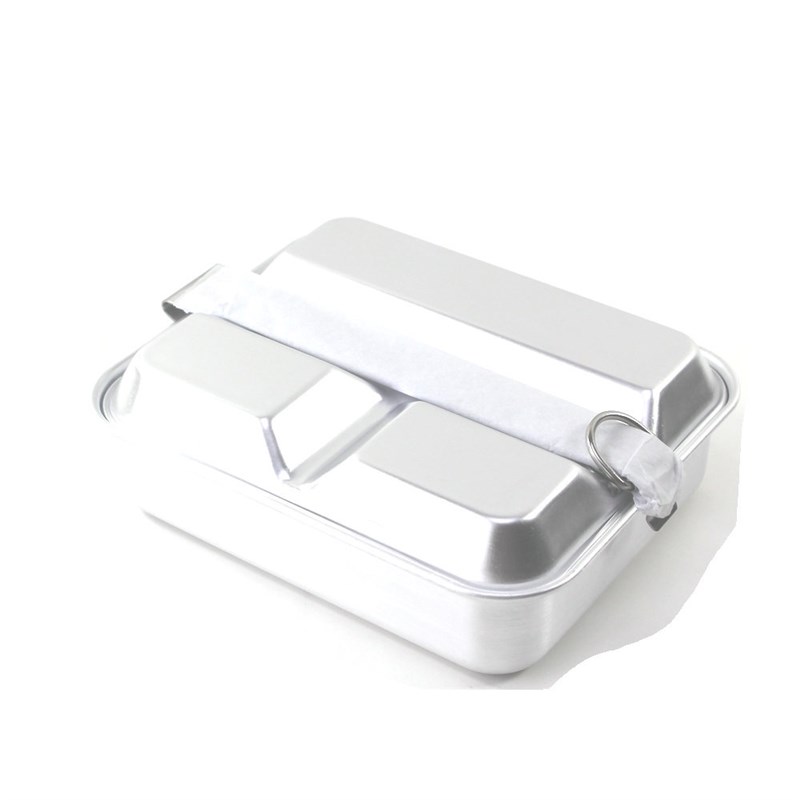 厂家直销户外不锈钢304饭盒 便携式野营套锅 美式单兵炊具