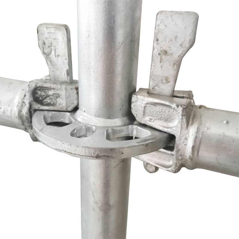 移动式盘扣脚手架承插型热镀锌钢管建筑工地桥梁快拆盘扣式脚手架