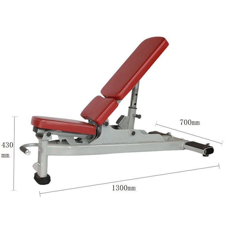 哑铃凳商用多功能健身椅卧推凳平凳可调家用飞鸟凳私教健身器材