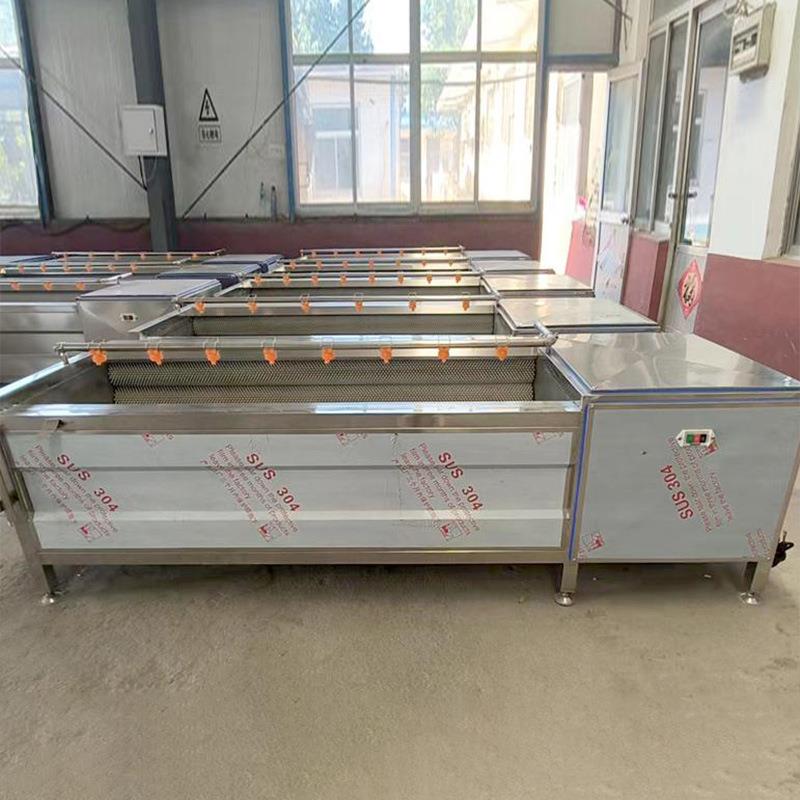 红薯清洗设备生姜大型商用猪蹄毛辊清洗机土豆芋头去皮清洗一体机