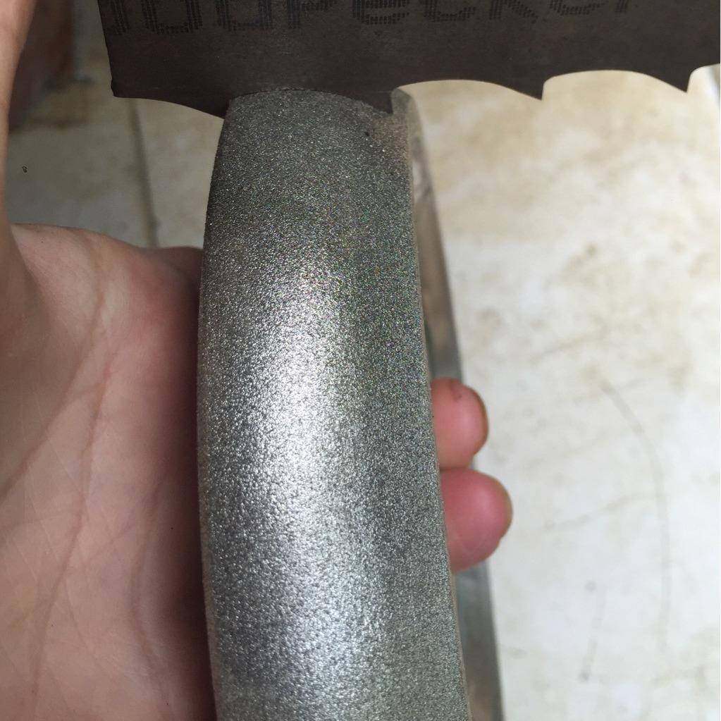 成型修整打磨CBN砂轮切磨带锯轮锯条刮刀优惠电镀斜边砂轮