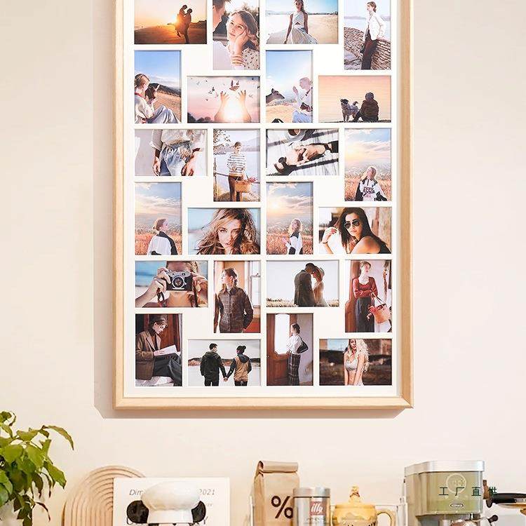 实木F986HS58大生相格框定制6寸多宫照展片打印做成形象示框情侣,家居饰品,DIY亲子装饰画,淘宝优惠券,粉丝福利购,淘宝优惠卷