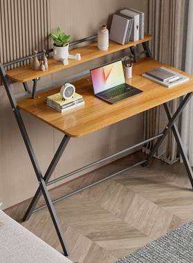 学生折桌家用21166书桌叠小户型床边桌椅宿免安装出租屋舍电脑学