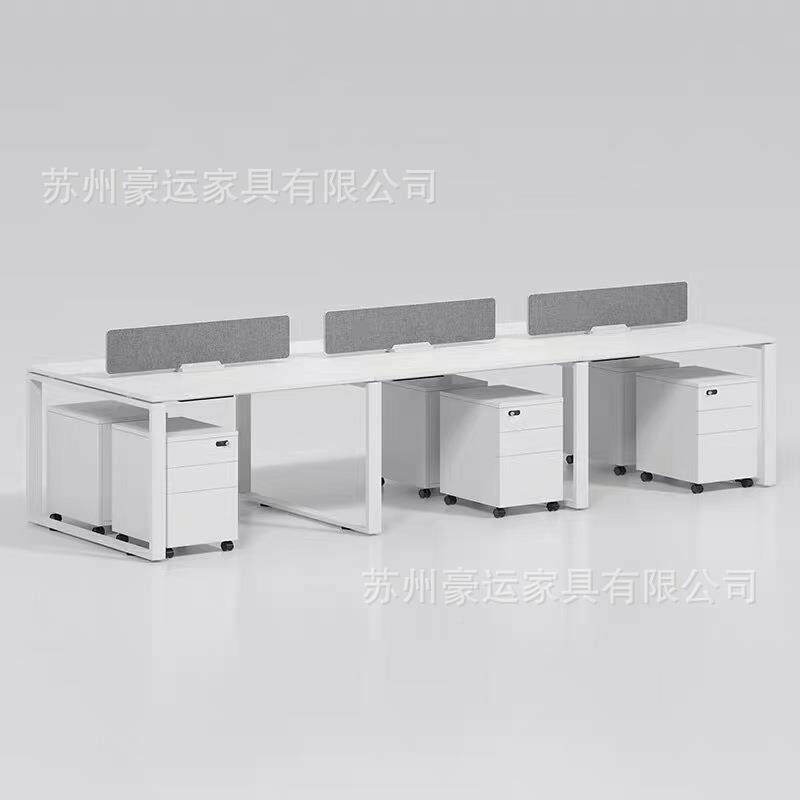 屏风工位位职员公桌员工办公简室员职员办公工约现代屏风卡位办电