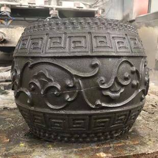 石青石莲花柱墩柱柱顶仿古基石庭柱院古建脚柱莲柱墩石花础石柱墩