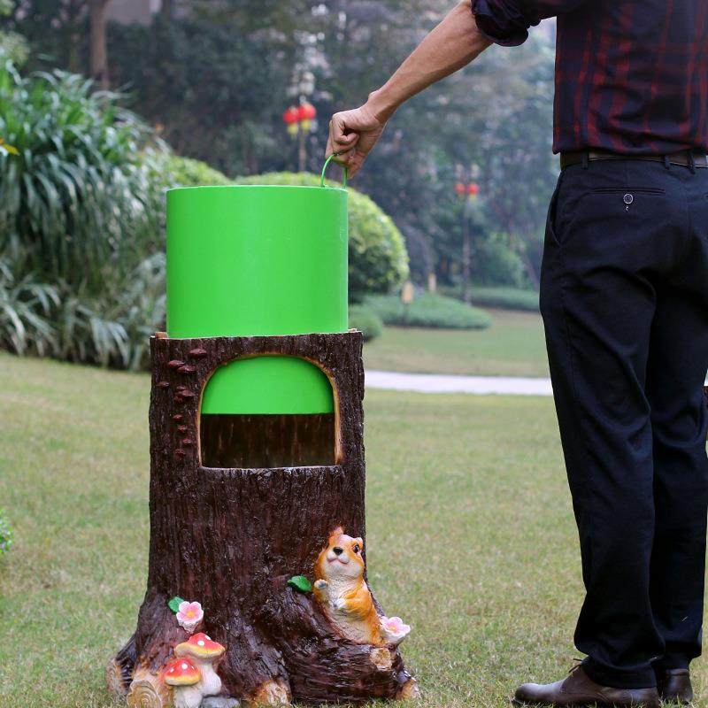 蘑幼菇树桩分类儿垃圾桶玻璃HY1106-钢仿真雕塑户区外景园景观装,家居饰品,户外/庭院摆件,淘宝优惠券,粉丝福利购,淘宝优惠卷