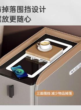 7极K轻奢窄能床头电柜无线充CZCP-001多智功能带灯无线充电小床边