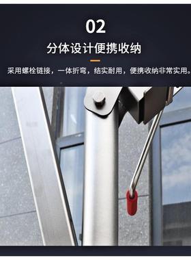 0不锈钢摇吊架腐防蚀起重吊机4双向自锁MQJ手摇吊机绞盘式提手升