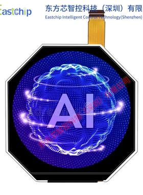 器2.47寸圆形圆显示屏80*480仪表仪CZA工业MIPI接口TFT液晶屏异形