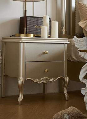 法式床全实双人床花华欧式别XMC51646木墅高雕端主卧豪华美式轻奢