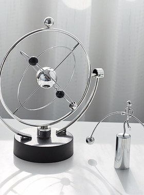 永动仪永动机物理摆件磁悬浮混沌摆办公桌面房间装饰品创意摆设小