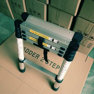 拓宇伸缩人字梯1.4米1.7加厚铝合金行走人字梯空调清洗梯子小楼梯