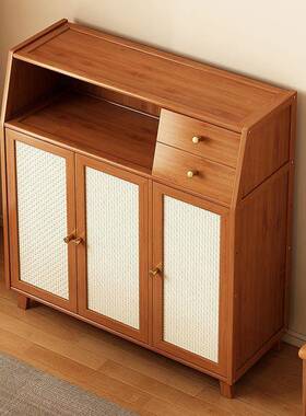 餐边柜水KJZ柜子储物柜厅靠置物柜轻奢茶茶柜墙置物架小收纳备客