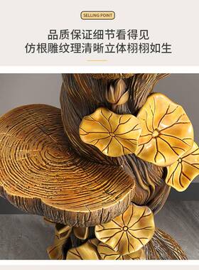 树KCFPYDHP桩摆多能花架落地件工木艺品质新功中式阳台户∑