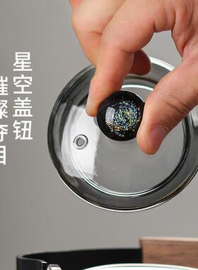 高玻硼硅璃蒸煮养生壶现货茶梁耐高温烧水壶提围炉煮壶00222茶器