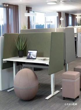 办公室升降桌吸降噪板隔音风围挡家用学习YGY桌挡音桌边屏隔板