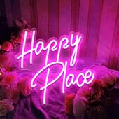 亚逊霓虹灯广告派对牌装 饰英文字母灯Cu马stom光neoIUOnsign发灯