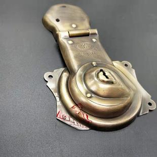 樟木箱箱樟箱铜配锁件老式箱锁箱木扣明清中仿古式铜锁扣搭扣鼻