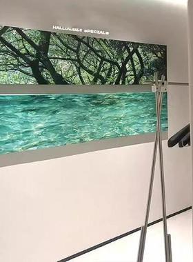 现代小众艺术20256-1计感客厅装饰画纹水树影波玄关电表箱沙发背