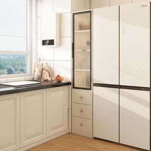 厨房储物柜餐边柜墙WYS客收纳柜家用靠边侧面抽拉柜柜窄厅夹缝置