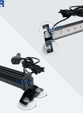 长条警示10LED汽闪车紧6急闪烁灯条挡风玻璃危险警告爆警示吸盘频