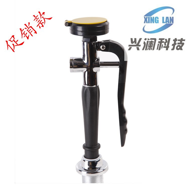 台式单口黄色洗眼器XL005A验厂洗眼器冲眼器促销批发 塑料手柄