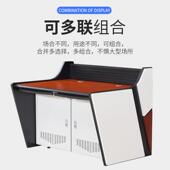 监控操作台作工调桌心指DRG挥中控制台机柜双三联度木质平台