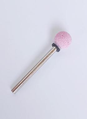 3ZGU柄圆火石仔磨头红刚玉陶锋瓷磨头头利耐磨刚金属铬玉砂轮打磨