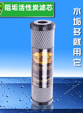 过滤水垢滤芯水碱白色晶体热水器祛除垢配件10寸通用净水器活性炭