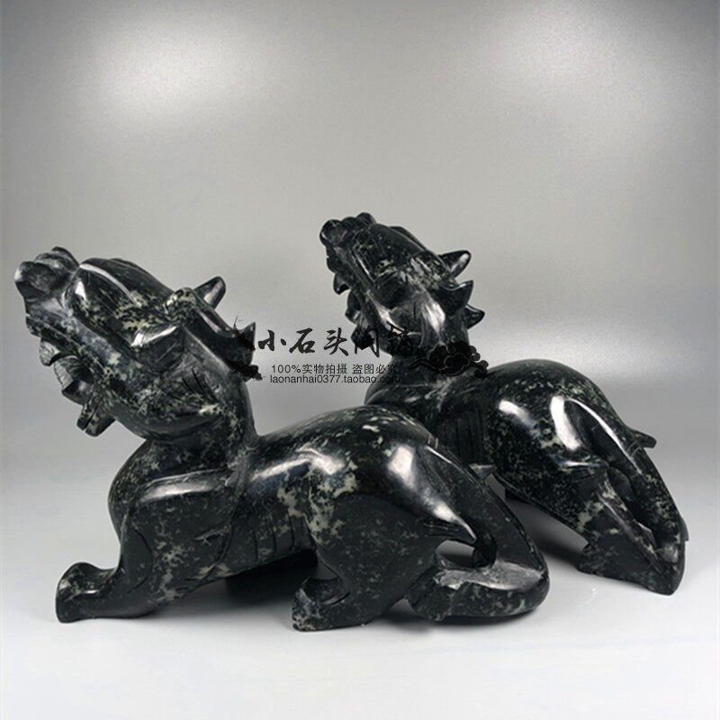 天然独山玉纯手工貔貅动物桌面摆件家居客厅玄关工艺品朋友送礼品