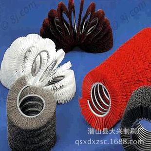 定各种质工业毛刷尼龙机械弹弹簧不锈钢418簧刷刷多材种款式