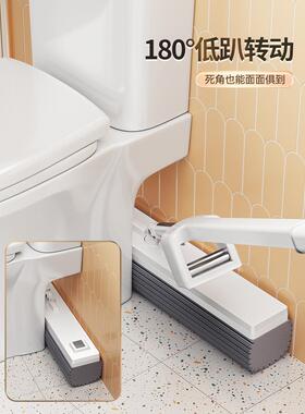 KB1海绵拖把吸水家用一拖净5胶棉Q202免5卫新款手洗拖布滚轮式生