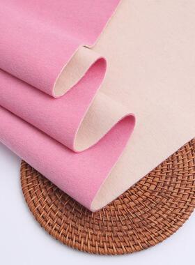 新款面全毛双面双色羊绒羊全毛双面驼料绒布料阿尔巴卡CYV毛呢面