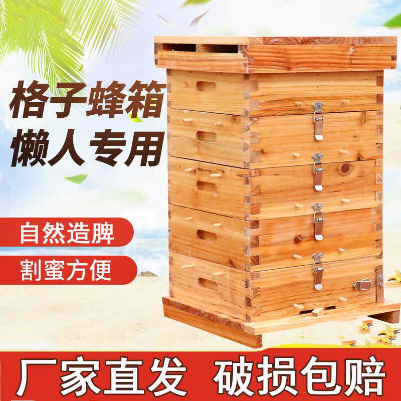 中蜂格子五层迷你蜂箱全套