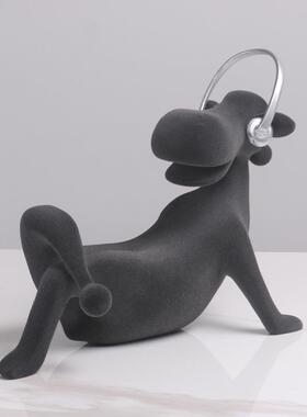 抽音乐FQS驴通艺术品桌面摆件创意现代象简约客厅设计师软饰装品