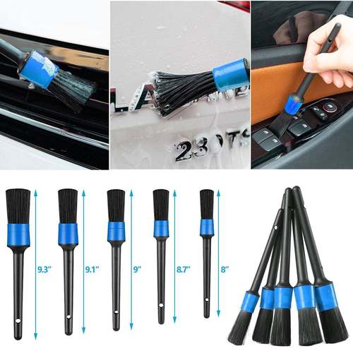 热卖汽车清洁工具2件刷套刷4685细节汽车车轮毂刷套装电钻刷洗刷