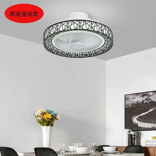 爆巢吸顶直卧室风扇灯无极调光三款色变GM005光吸顶风扇灯厂家鸟