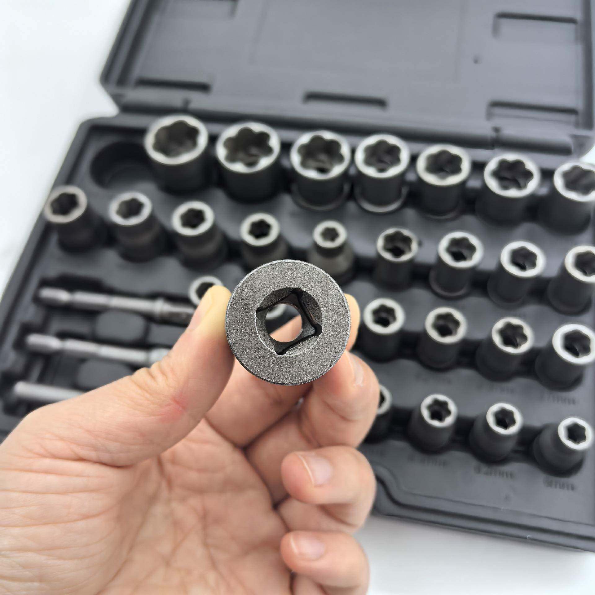 32pcs套装螺螺帽取出器破损251残缺螺丝螺母出器丝螺拆除帽取工具