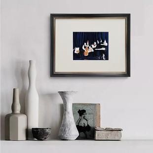 奢油画横版 Y048小众艺术轻饰画客餐厅玄关美式 挂画壁 装 高厅档欧式