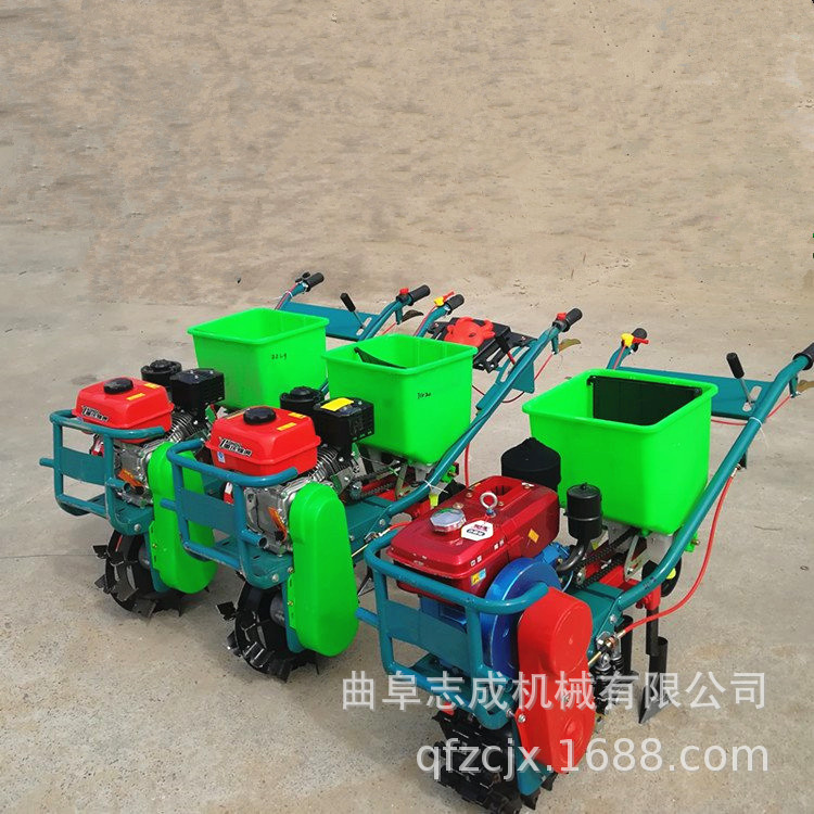 志成农用手扶汽油多功能播种机