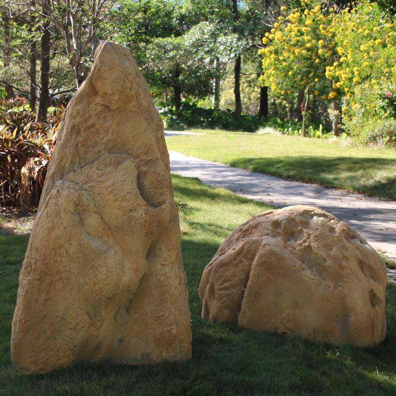 户外仿真空YQM心假石造景刻字摆玻璃头钢件遮庭院落地井盖挡景观,家居饰品,户外/庭院摆件,淘宝优惠券,粉丝福利购,淘宝优惠卷