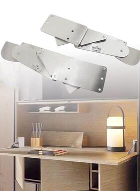 重型下翻式桌板LQL门支撑配件门板支架金桌翻动台面下书五拉柜式