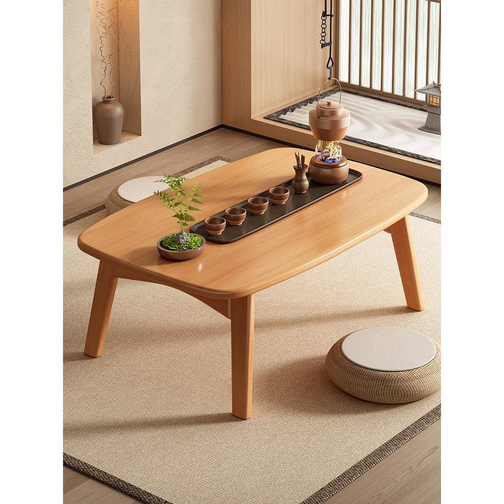 谋生AP-2024X可折叠飘窗子家桌用榻榻米小茶几窗台桌床上炕吃饭矮