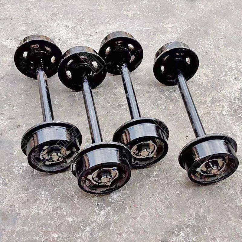 矿用固定式翻斗平板矿车轮对煤矿用铸钢铸铁矿车轮对隧道窑车轮对