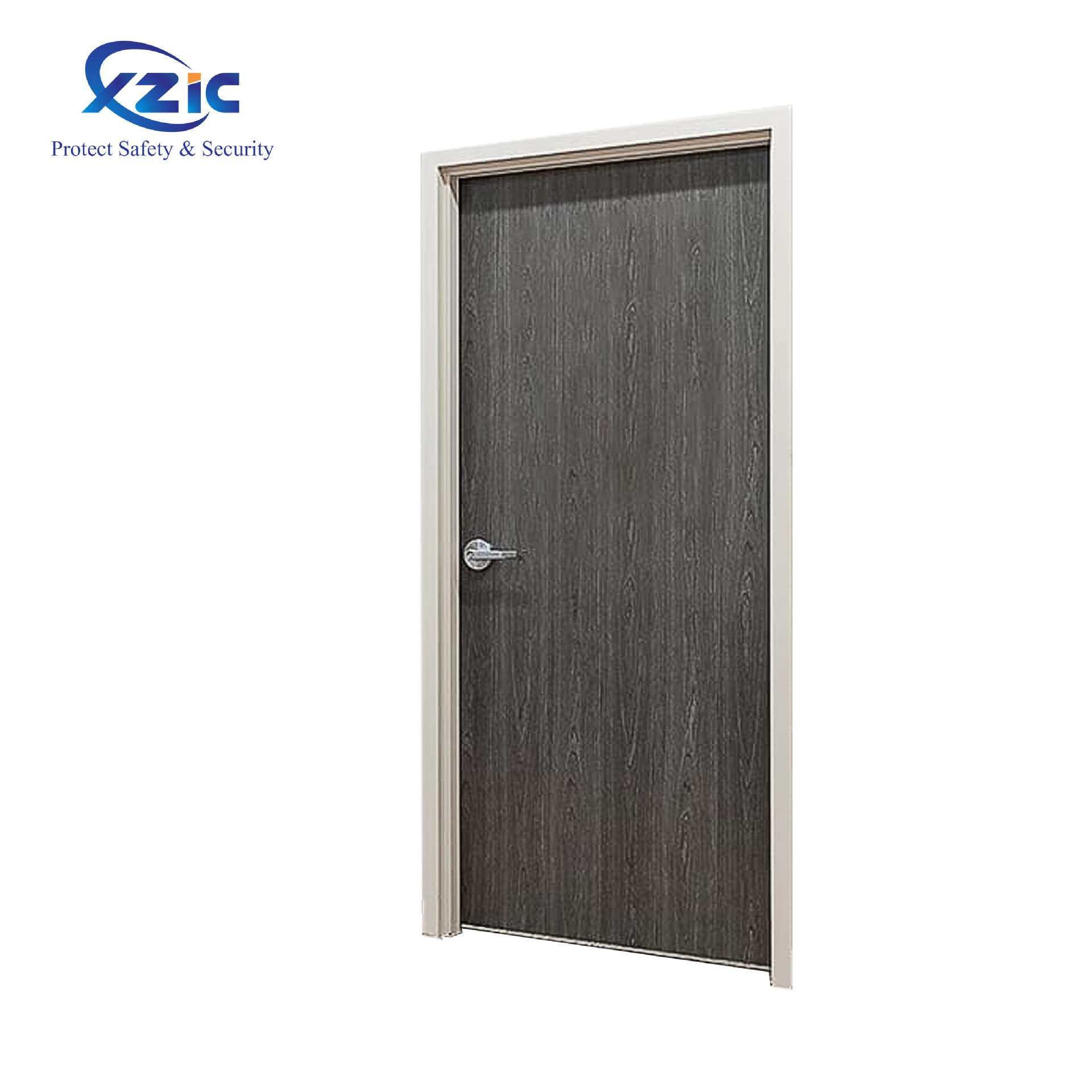 甲乙级90分钟木质防火门单开 楼梯口通道双开逃生门带玻一门一证