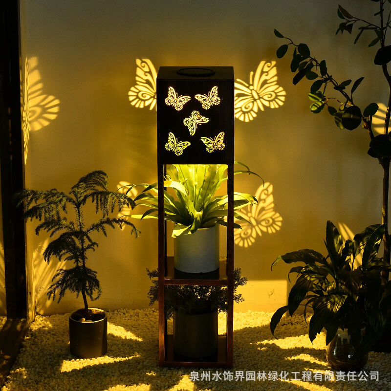 太阳能光影花架灯阳台花园别墅装饰灯户外防水庭院室外布置氛围灯