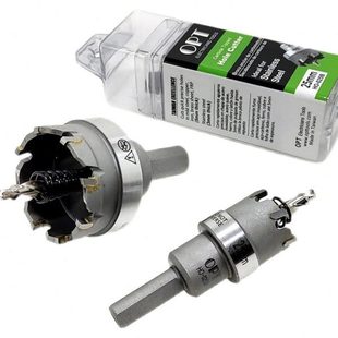 进口开孔器台湾OPT加长不锈钢板钻孔器铁板白铁扩孔器16 20 25mm