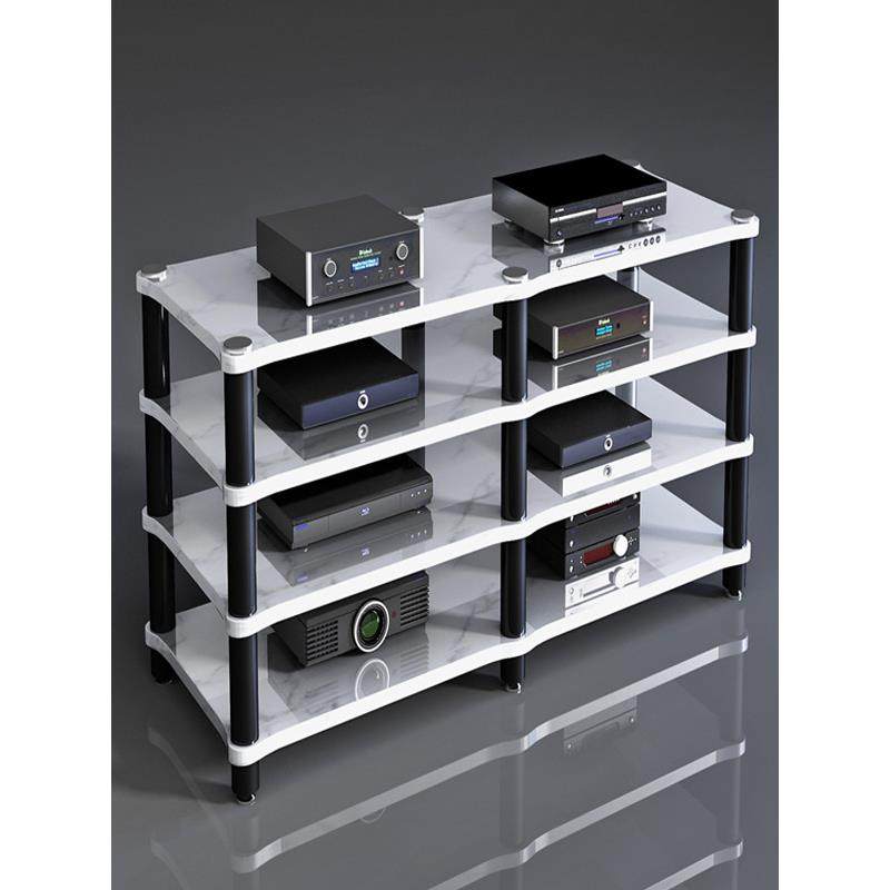 ktv专用功放机柜影音架音响放置架避震音箱架家用铝合金电视机