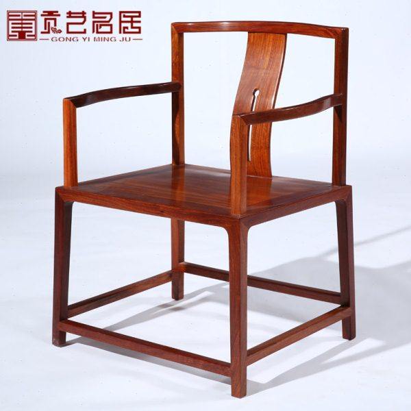 红木家具 大果紫檀南宫椅 中式实木圈椅 靠背椅老板椅 太师椅圈椅,住宅家具,圈椅,淘宝优惠券,粉丝福利购,淘宝优惠卷